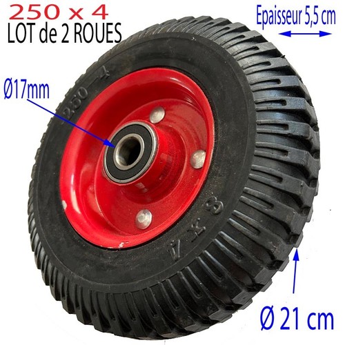 Roues increvable chariot - roues,