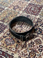 Ceinture Armani en cuir noir