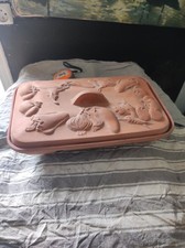 cocotte de cuisson en terre cuite a 3 compartiments (romertopf style)