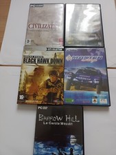 Lot De 5 Jeux PC Vintage, Civilisation,,Delta Force,Barrow...