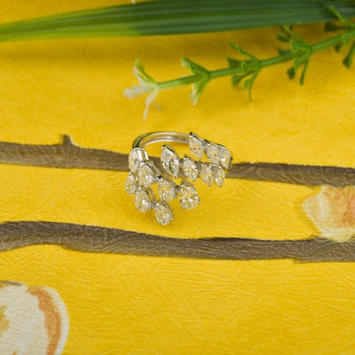Bague cocktail multi rangs - multi-rangs, en