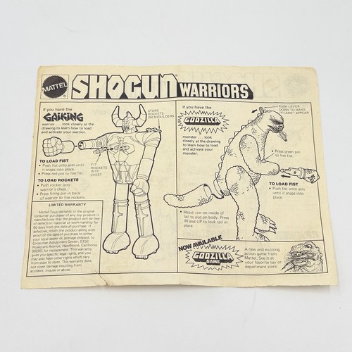 Mattel shogun warriors - mattel,
