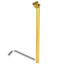 Tube De Selle De VéLo Universel Tube De Selle VéLo 28,6X500Mm Or 1 Ensemble