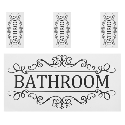 Pcs panneau toilette pour - 4,