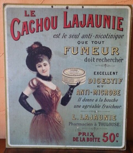 Ancien carton publicitaire - carton,