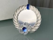 Figurine Swarovski 207892 Blue Flower cadre photo 10 cm. Boîte + certificat +...