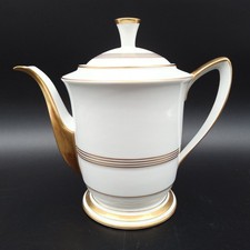 LIMOGES BERNARDAUD - CAFETIÈRE OU THÉIÈRE EN PORCELAINE Art Déco 