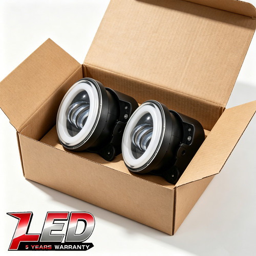 Pair bumper led fog lights - bumper,