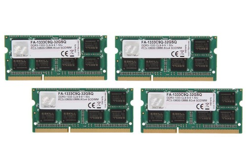 32gb skill ddr3 1333mhz pc3 - g.skill,