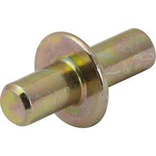 16 Taquet Acier Chromé à Enfoncer pour Trou de 4 et 5 mm , Etagère (en Vrac)