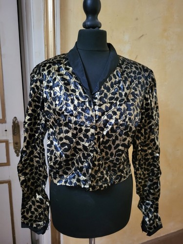 Superbe chemisier soie noir - superbe,