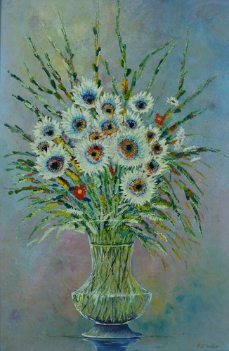 Ancien grand tableau - tableau, nature