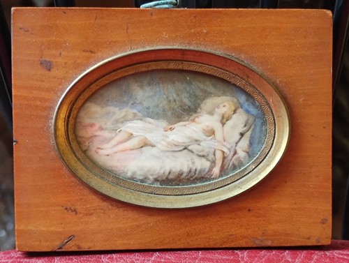 Ancien cadre portrait peinture - cadre,