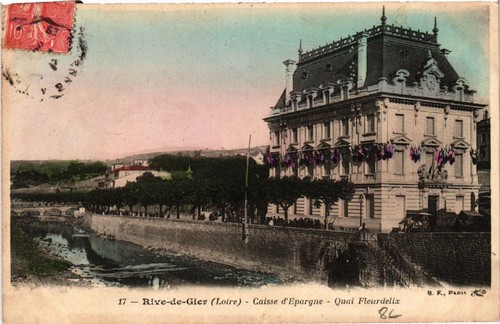 Cpa rive gier - cpa, caisse