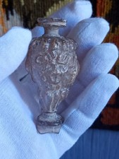 Exceptionnel Pied De verre À Mufles De Lion 16eme S. Venise Soufflé Renaissance 