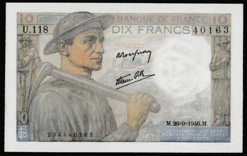 France francs mineur pick - france,