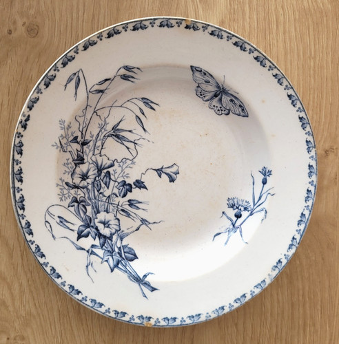 Assiette faïence terre de - en,