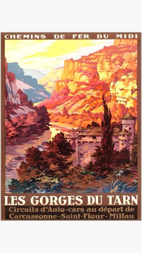 Affiche chemin fer les - chemin,