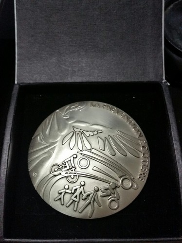 Medaille bronze argenté - de,