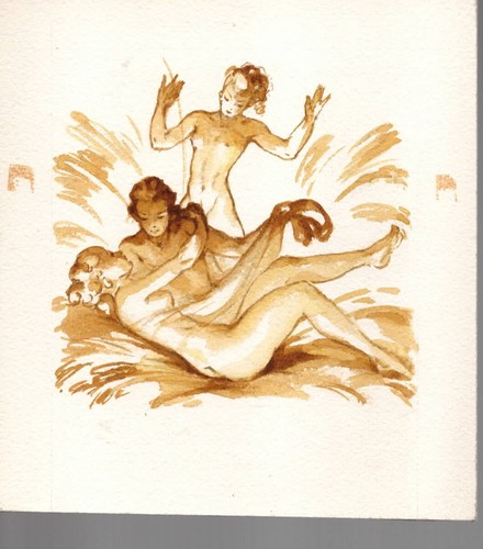 Superbe aquarelle jean adrien - superbe,