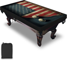 Pool Table Cover, Waterproof & Dustproof Outdoor/Indoor Polyester Taffeta Cloth