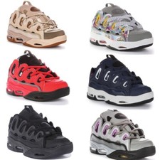 Osiris D3 2001 Baskets À Lacets Pour Hommes En Rouge Noir UK 6 - 12