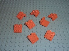 8 x Orange Bracket LEGO Ref
