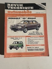Rta Revue Technique Automobile Renault 25 Diesel N475 Lada Niva 4x4 TD Gtd Dx 