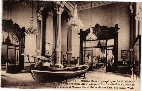 Cpa musée océanograohique - musée, de