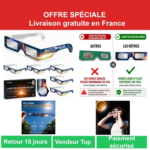 Lunettes éclipse solaire - d'éclipse,