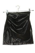 ZARA Jupe en cuir synthétique