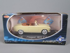 D485 Solido Sixties Réf 4596 Peugeot 403 Cabriolet 1959 Beige 1:43 + Boite