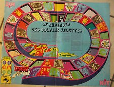 POSTER HIT MAGAZINE  SUPER JEU DES COUPLES VEDETTES SYLVIE,JOHNNY,ALAIN CHAMFORT