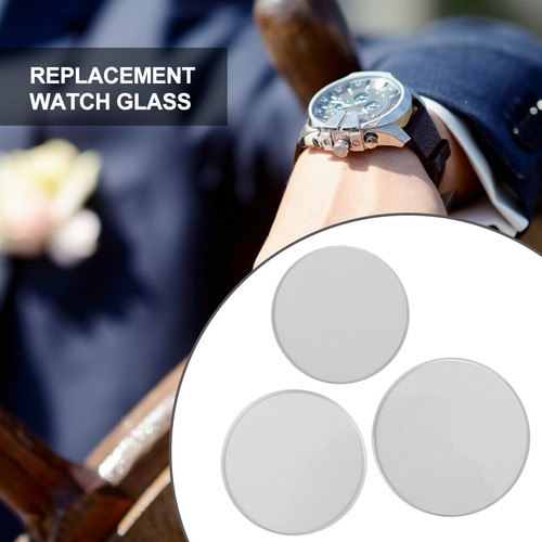3pcs verre montre plat de - de,