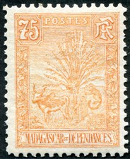 COLONIES MADAGASCAR N° 74 NEUF*