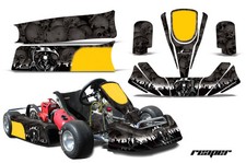 Autocollants Graphiques De Karting Pour Paul Tracy PTK CADET JR KID REAPER K