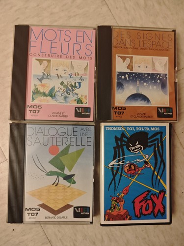 Lot jeux logiciels thomson - lot,