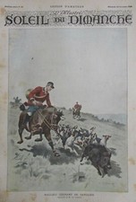 GRAVURE CHASSE A COURRE