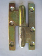 Paumelles  80 x 45 mm Acier Bichromaté,  à Droite