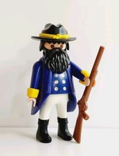 Playmobil custom GÉNÉRAL DE L'ARMÉE NORDISTE manteau barbe USA Sécession ACW