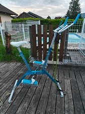 aquabike bleu alu 10 kg très bon état - supporte jusqu'à 150kg