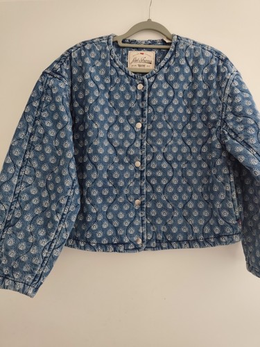 Veste matelassée jean - en,