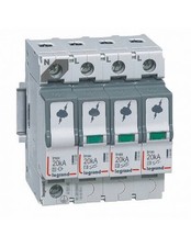 Parafoudre basse tension type T2 Imax 20kA/pôle 3P+N 320V 4 modules LEGRAND 4122