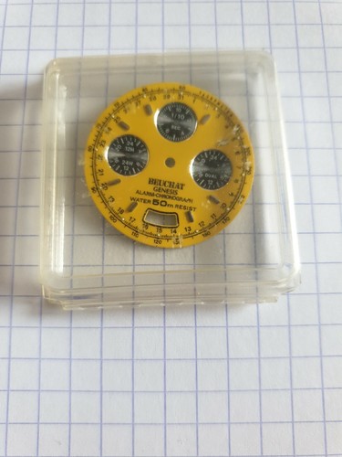 Cadran chronographe beuchat - cadran,
