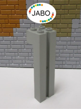 (B6/29) Lego 1x 6056 rail de guidage ancien gris clair château guide de porte...