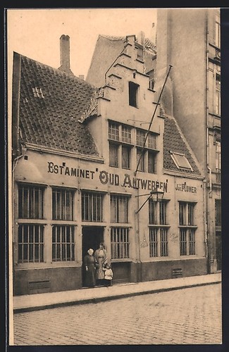 Cpa antwerpen oude woning - oude,