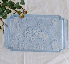 ANCIEN PLAT EN VERRE PORTIEUX