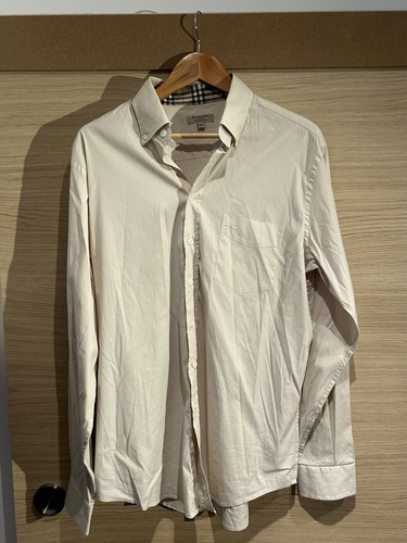 Chemise burberry beige - chemise, l