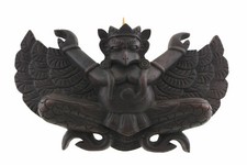 Masque Garuda en bois Aigle nepalais  de 37cm Himalaya Nepal  Unique # 26747