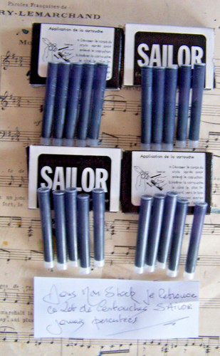 Sailor boites 20 cartouches - boites,
